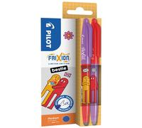 Pochette de 2 Stylos rollers Pilot FriXion Ball Friends Besties Flowers Pointe Moyenne