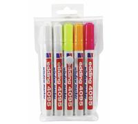 Edding Marqueurs à craie 4095 Pointe arrondie 2-3 mm Pack 5 pièces multicolore