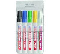 Pochette de 5 marqueurs peinture Edding assortis
