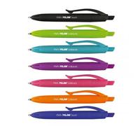 Pochette De 7 Mini Stylos À Bille Rétractable Milan Assortiment