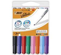 Pochette de 8 feutres effaçables à sec BIC Velleda 1741 Couleurs Assorties Multicolore G