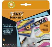 Marqueur peinture Bic Intensity coloris vifs - Pochette de 8