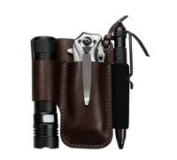 Pochette de ceinture en cuir rétro multi-usages | Sac à outils de coupe pour plantation, récolte, amélioration de la maison, construction, plombier, menuiserie