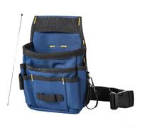 Pochette de ceinture en toile robuste de 27 cm pour charpentiers (grande | Plusieurs poches organisées, outil rapide d'accès, pas de recherche nécessaire, s'adapte à divers outils à main