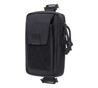 Pochette De Fixation pour Sac À Dos - Nylon Noir 1000D, Poche D'épaule
