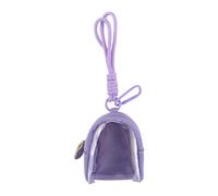Pochette de présentation de badges avec fenêtre transparente, organisateur de rangement en tissu Oxford et sangle à clip pour le transport quotidien, pochette de présentation de badges, rangement clip