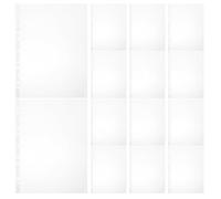 Pochette de Protection pour Dossard de Course Transparente 100 Pièces Pvc | Format A4, Étanche et Portable, pour Affichage de Numéro en Course ou Marathon