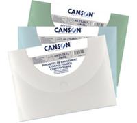 Canson-Infinity Pochette de rangement à dessin PP 270 x 350 mm Translucide Couleurs assorties