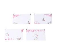 Pochette de Rangement à Motifs de Dessins Animés 4pcs en Plastique Couleur Aléatoire