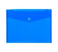 Pochette de rangement à scratch Exacompta 24 x 31,5 cm Bleu - Paquet de 5