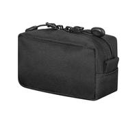 Pochette de Rangement avec Double Fermeture éclair et Sangle | pochette à outils compacte en tissu Oxford pour pièces de monnaie, outils et essentiels quotidiens,