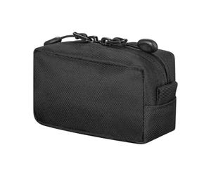 Pochette de Rangement avec Double Fermeture éclair et Sangle | pochette à outils compacte en tissu Oxford pour pièces de monnaie, outils et essentiels quotidiens,