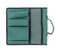 Pochette de Rangement pour Outils de Jardin, Paquet Multifonction Vert | Tissu Oxford Résistant, Grosse Poche Principale et Compartiments Multiples, Poignée Pratique, Accès Rapide sur Chariot