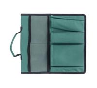 Pochette de Rangement pour Outils de Jardin, Poignée Portable, Grosse | Tissu Oxford Vert, Multiples Compartiments Pratiques, Accès Rapide sur Chariot, pour Entretien Extérieur et Travaux Manuels