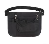 Pochette de rangement réglable pour transporter des outils et des fournitures avec une gestion efficace de l'espace (noir)