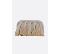 Pochette de soirée nuage à cristaux beige
