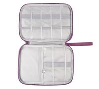 Pochette de Transport Numérique Grosse Capacité pour Câbles et Chargeur | Nylon Imperméable, Format Portable pour Voyage et Usage Quotidien, Facile à Nettoyer, pour Batterie Externe