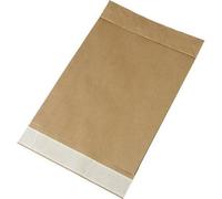 Pochette d'expédition matelassée Dimensions 260x70x410+50mm papier kraft brun SK L410xBmm
