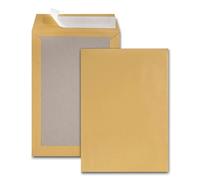 Pochette dos carton kraft brun 120 g GPV 229 x 324 sans fenêtre - Boîte de 100