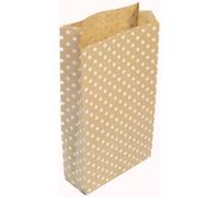 Clairefontaine Pochettes kraft motif Fleurs – Lot de 50 – 24x35+6 cm – Fond plat – Blanc