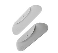 Pochette en Silicone 2 Pièces pour Pinceaux de Maquillage | Fermeture à Pression, Format Léger et Soigné, pour Déplacements Professionnels et Sorties