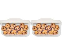 Pochette en silicone réutilisable OXO Good Grips - En-cas (335 ml/12 oz) - Avoine (Lot de 2)