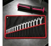 Pochette enroulable à 14 poches pour clé à molette, 55 x 35 cm | Organiseur de clés enroulable en toile robuste pour outils portables et étanches
