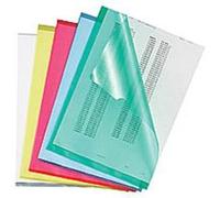 Exacompta 100 Pochettes Coins A4 PP Lisse 12/100ème Cristal