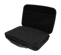 Pochette Flacons Essentielles Huiles pour Rangement Portable 60 | Eva Noir, Cuir Verni, Format Voyage, pour Flacons de 5ml, 10ml et 15ml