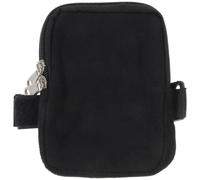 Pochette Gourde en Toile Noire Bandoulière Réglable pour Course | Lanière Gourde, Pochettes pour Bouteilles D'eau, Rangement D'objets, Ajustement Multiple, Noir
