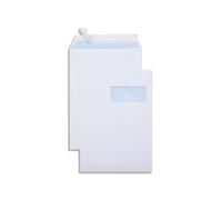 Pochette gpv économique blanche 90g c4 229x324mm fenêtre 50x110mm boîte 250 unités