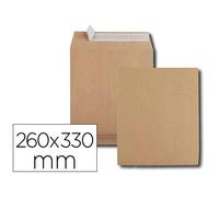 Pochette gpv kraft 120g 24 260x330mm soufflet 30mm sachet de 50 unités