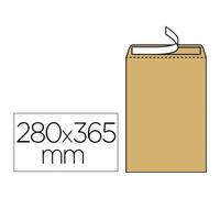 Pochette gpv kraft 120g 26 280x365mm soufflet 30mm anti-éclatement paquet 50 unités