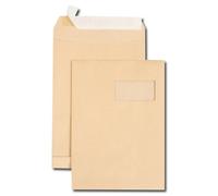 Pochette gpv kraft 120g c4 229x324mm fenêtre à droite 50x110mm paquet 250 unités