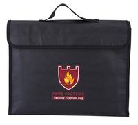 Pochette ignifuge double face pour batterie LiPo et documents financiers (38 * 28 * 7,5 cm)