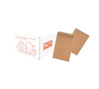 Pochette kraft brun PEFC C5 - 162 x 229 mm 90g sans fenêtre - Autocollante bande protectrice - Lot de 500
