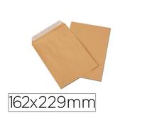 Pochette kraft gpv adhésive économique c5 162x229mm 90g boîte 500 unités