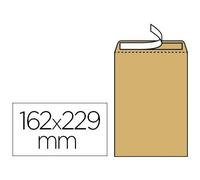 Pochette kraft gpv autocollante économique c5 162x229mm 90g boîte 500 unités