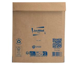 Pochette matelassée bulles Jovimail Plus kraft brun renforcé 220 x 260 - Carton de 100