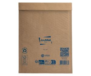 Pochette matelassée bulles Jovimail Plus kraft brun renforcé 240 x 330 - Carton de 100
