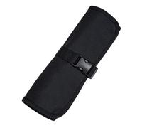Pochette multi-poches pour outils avec boucle, noir | Tri multi-poches avec bandes élastiques et transport compact pour matériel de camping et service de voyage