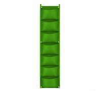 Pochette Murale Jardin Vertical 7 Poches 30x107cm Gain de Place | Fabriqué en feutre pour robuste Utilisable en pour intérieur extérieur Installation et entretien faciles pour murs