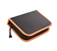 Pochette Noire de Citrouilles à Sculpture Professionnelle de Outils | 13 Compartiments, Fermeture Éclair Coulissante, Textile Mixte, Anti-poussière
