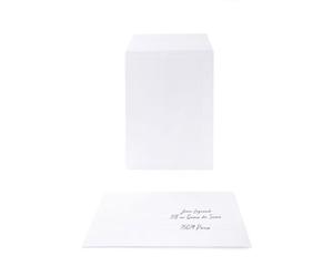 Pochette Oxford 162X229 X25 Kraft Blanc Auto Adhesive
