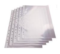 Pochette perforée, A4, PP, 75 microns, transparent