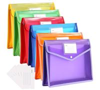 Pochette plastique A4, Pochette rangement papier 6 pièces, Extensible | Pochettes plastiques, Range document A4 pour bureau et école, idéal pour documents et rangement extensible