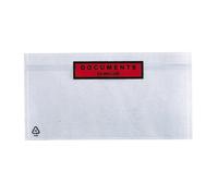 Pochette porte-document autoadhésive plastique 228 x 120 mm - Carton de 1000