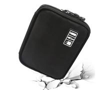 Pochette pour accessoires électroniques | Sac de transport pour accessoires portables, pochette de transport électronique | pour cordon de chargeur, disque dur, batterie externe, câble de charge