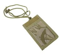 Pochette pour Badge D'identification Multifonction, Oxford Vert | Protection de Cartes, Format Fin et Léger, Résistant à L'usure, pour Étudiants et Enseignants