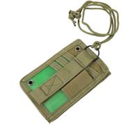 Pochette pour Badge Multifonctionnelle en Tissu Oxford, Verte | Réutilisable et Résistante à L’usure, Rangement Protecteur, pour Infirmières et Enseignants, Format Pratique